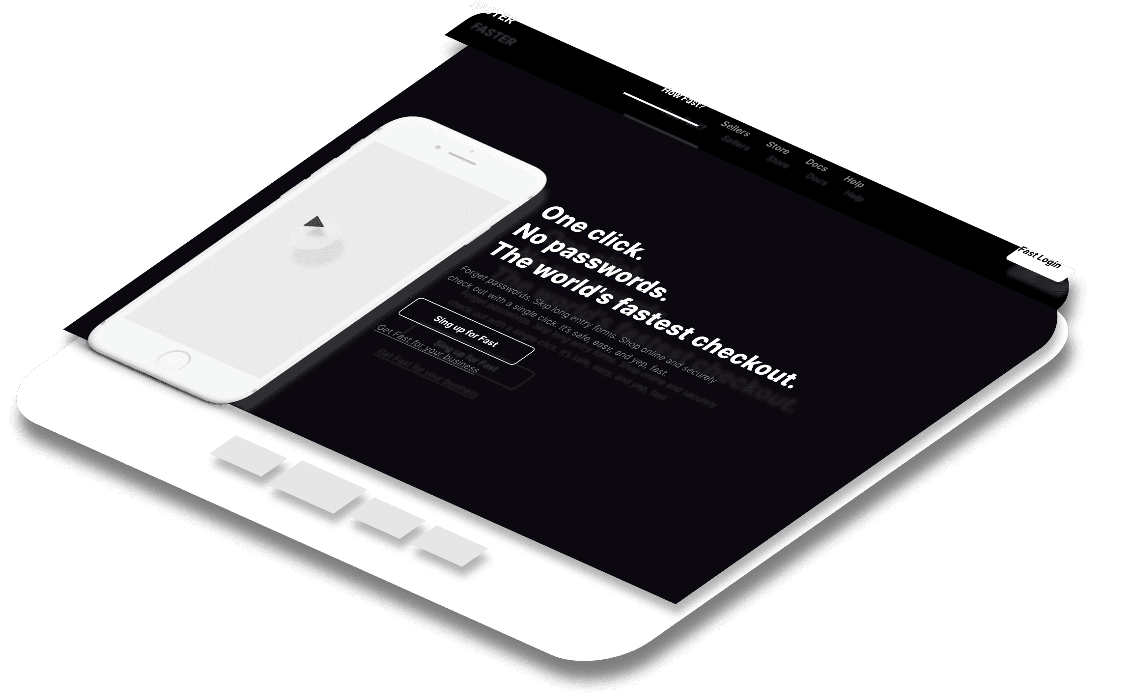 Mockup del proyecto de Faster