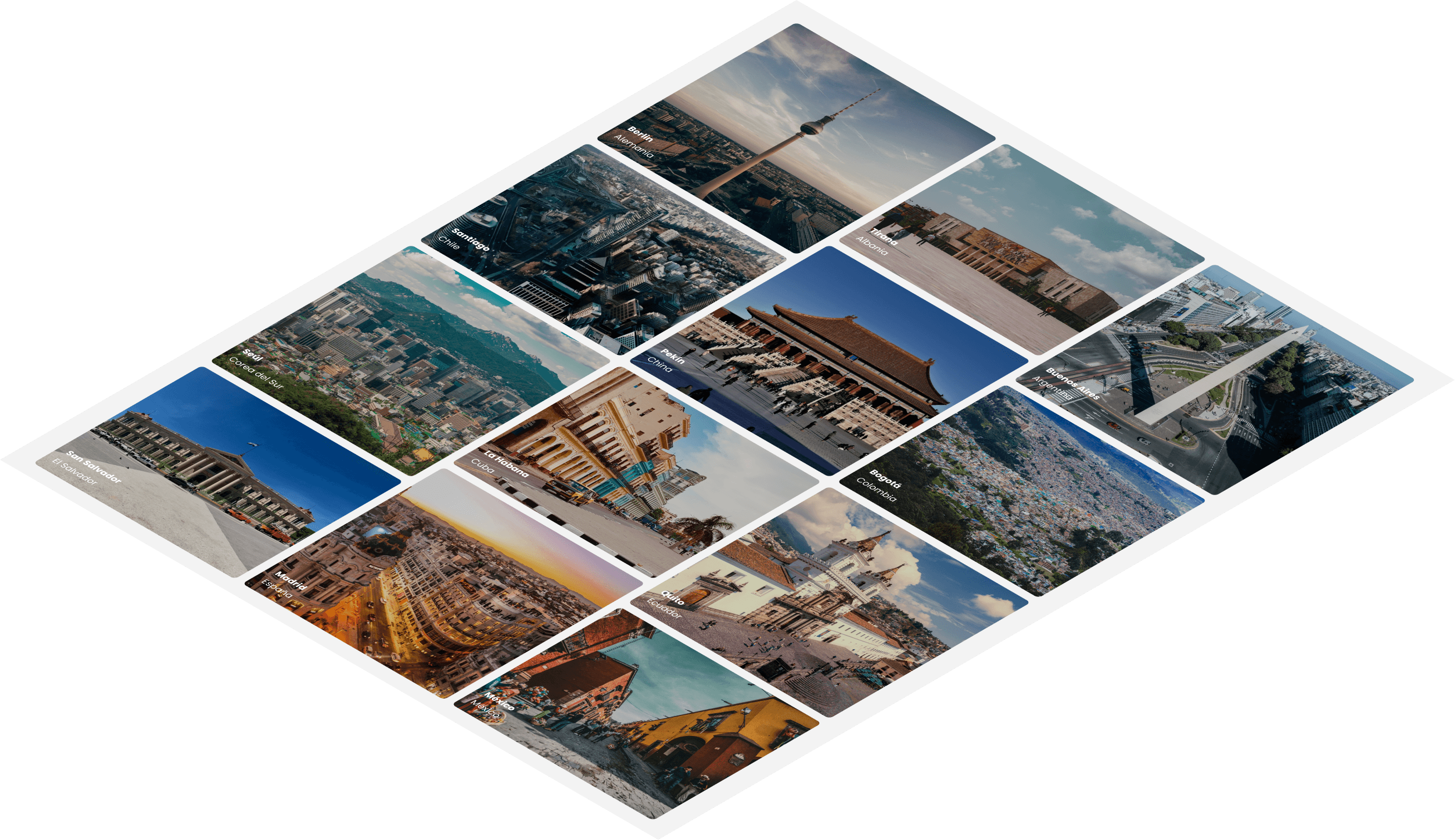 Mockup del proyecto de Grid Gallery
