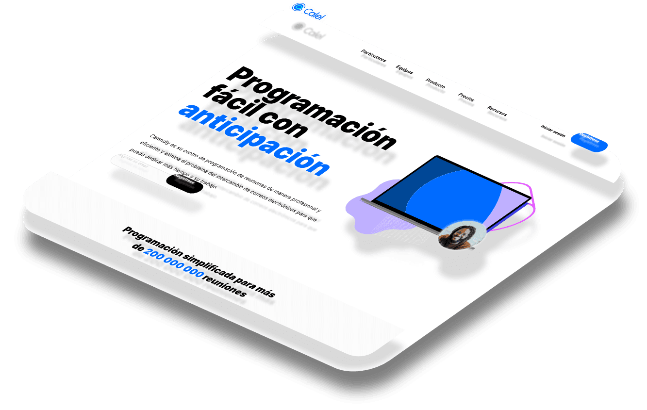 Mockup del proyecto de Calel