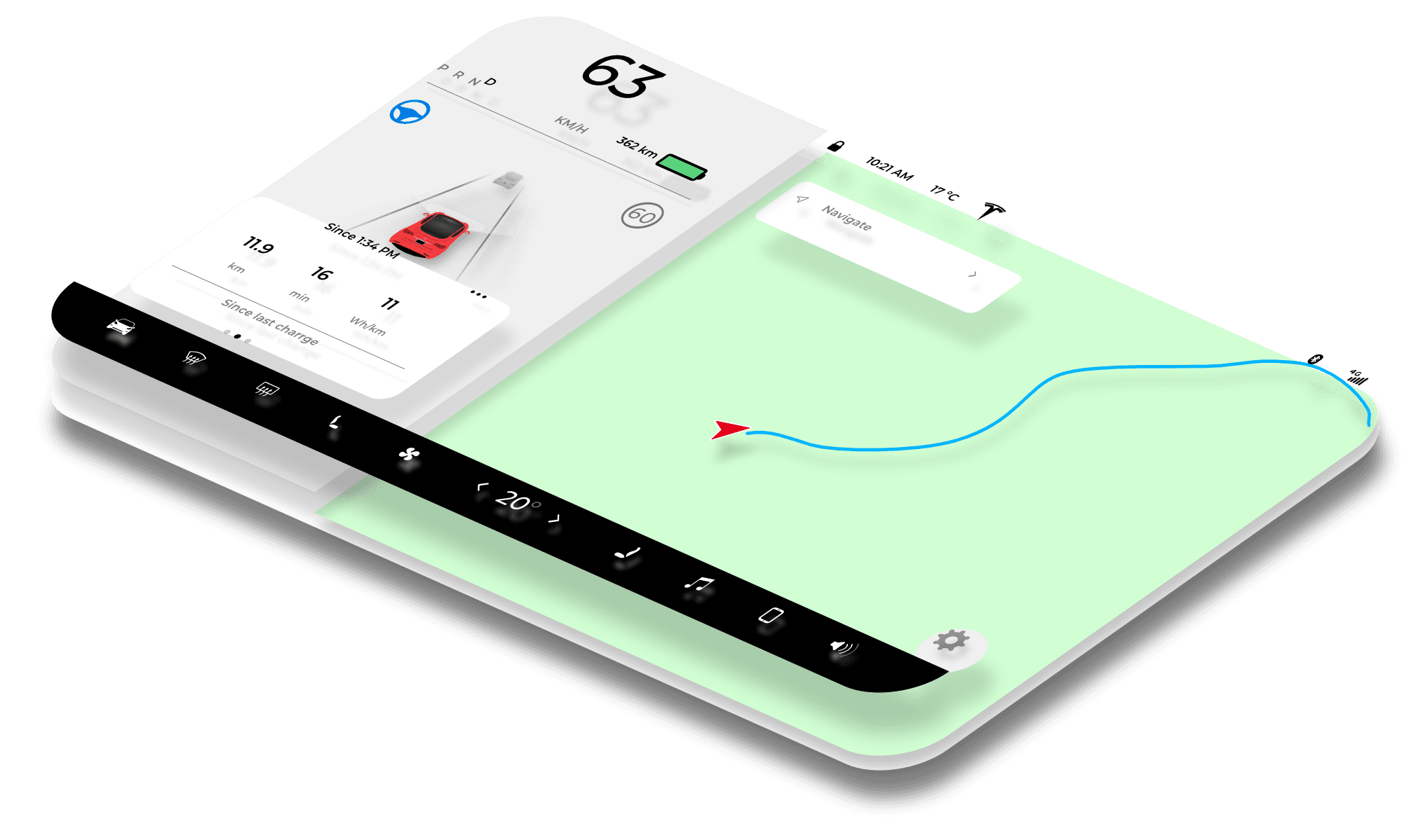 Mockup del proyecto de Tesly 3