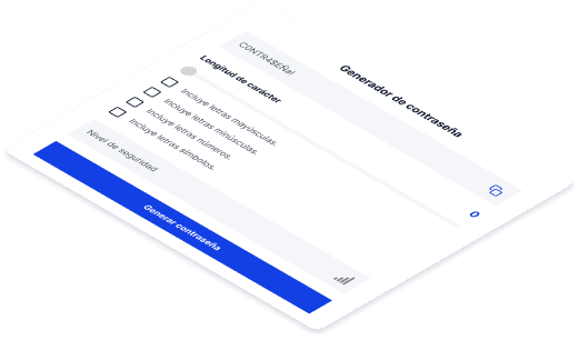 Mockup del proyecto de Generador de Contraseñas