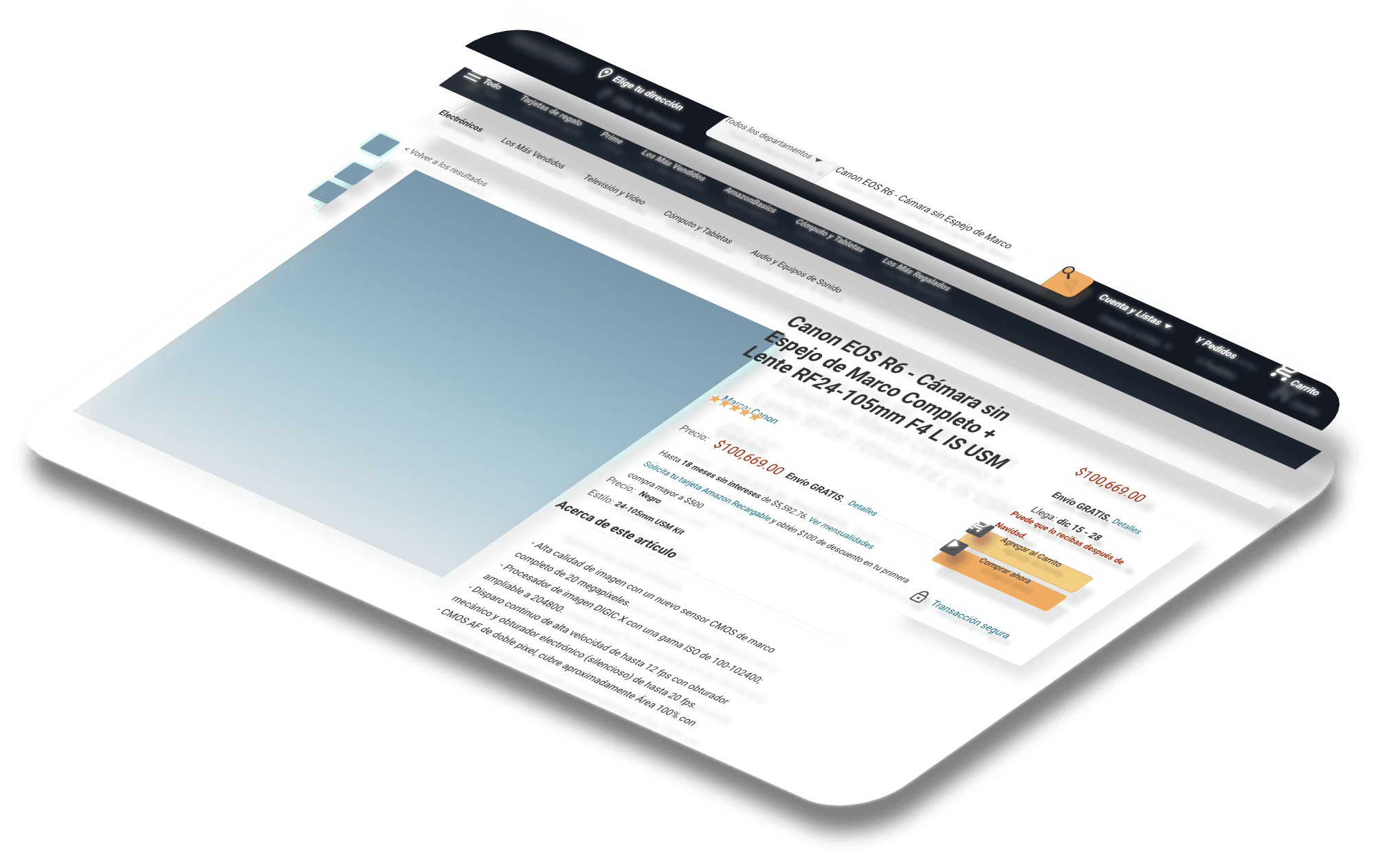 Mockup del proyecto de Amazonas