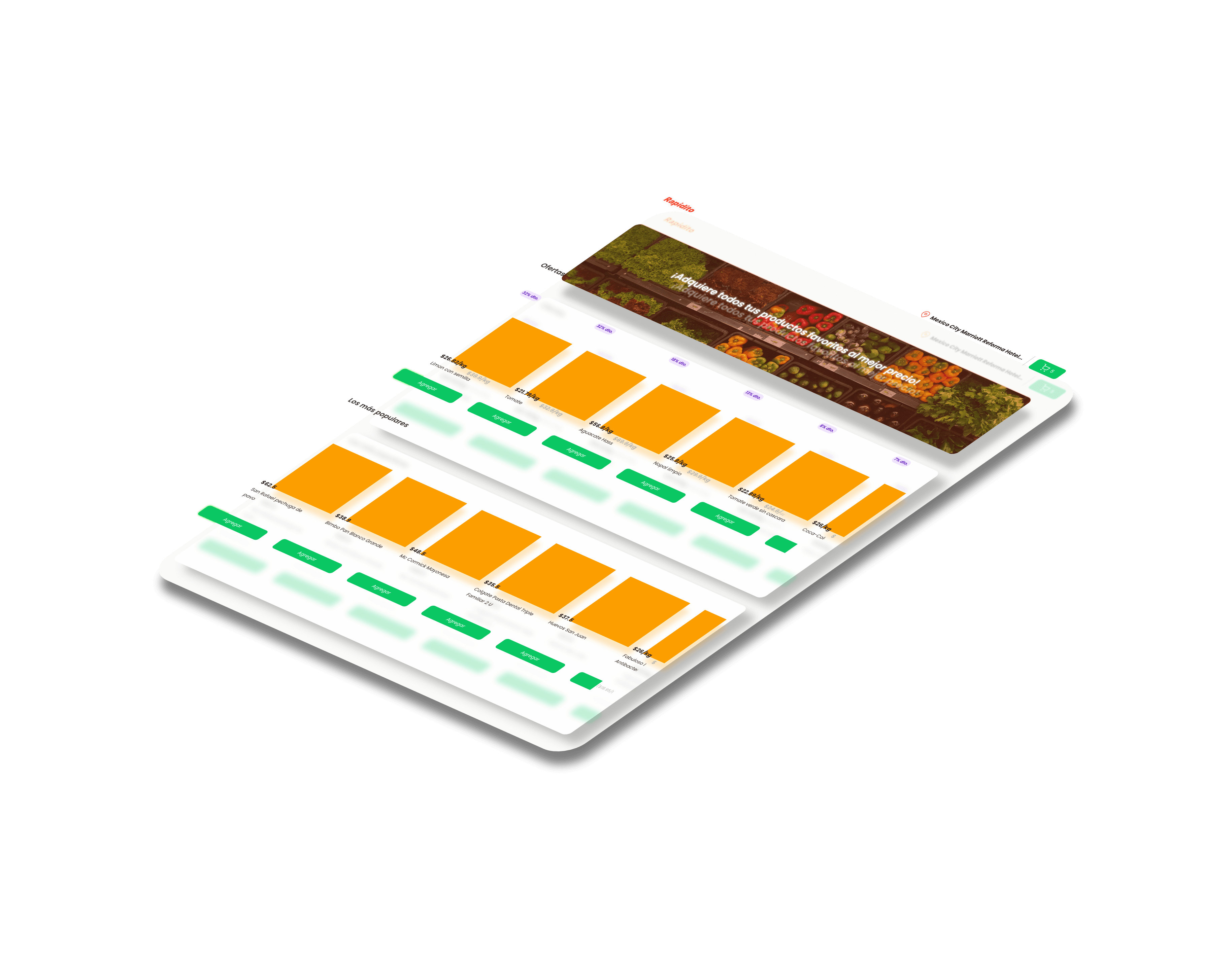 Mockup del proyecto de Tiendita