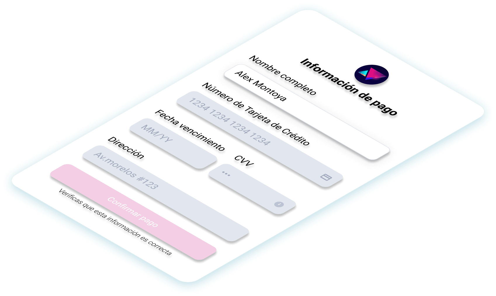 Mockup del proyecto de Formulario de Pagos