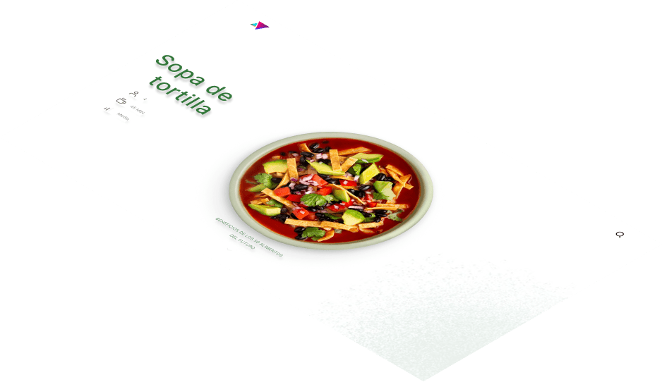 Mockup del proyecto de Recetas